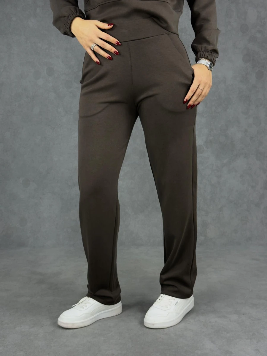 EŞOFMAN TAKIM  - KAHVERENGİ