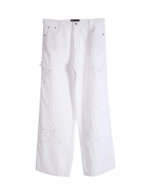 KOT CROP KOMBİN TAKIM - BEYAZ