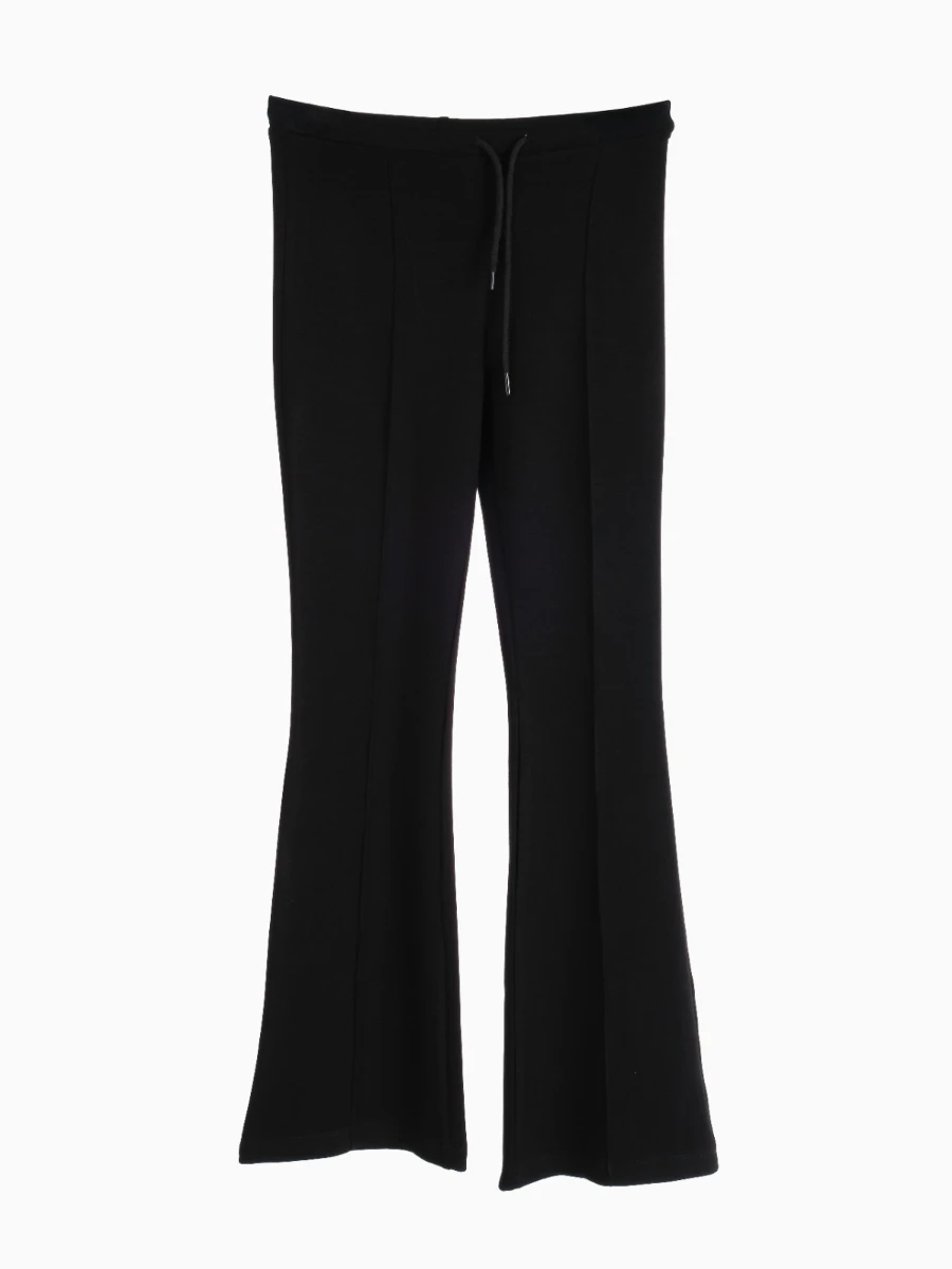 ÇIMALI İSPANYOL PANTOLON - SİYAH