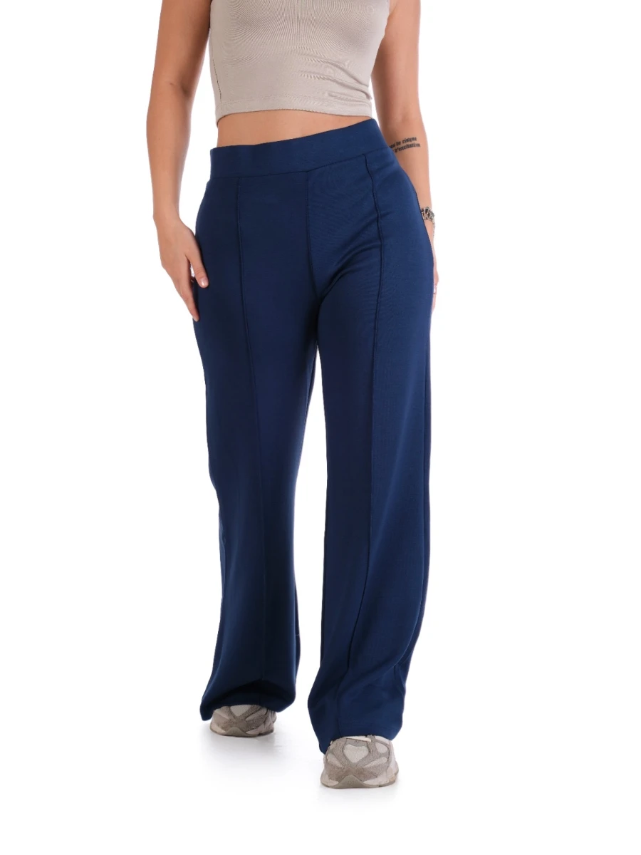 ÇIMALI MODAL DÜZ PAÇA PANTOLON - ANTRASİT 