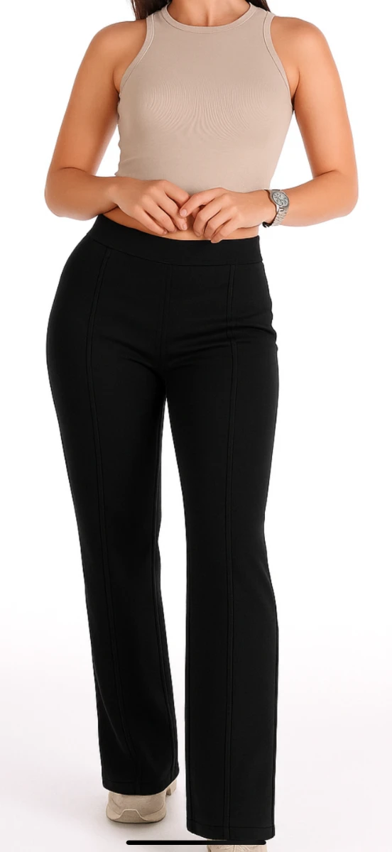 Tek Alt Pantolon ÇIMALI modal - SİYAH