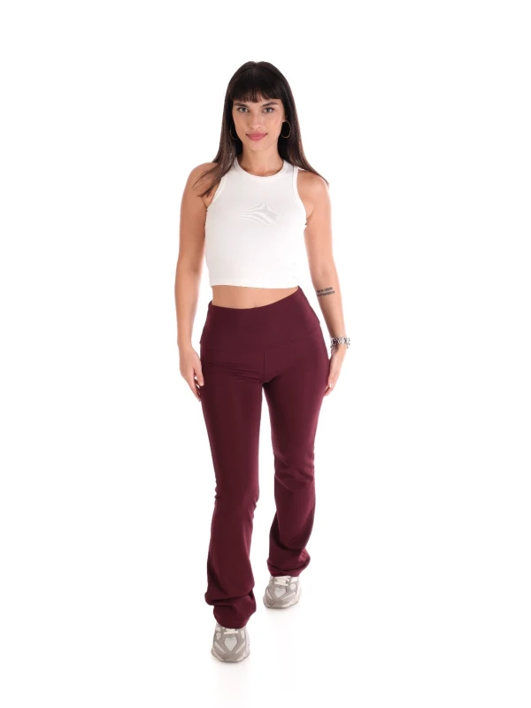 ÇIMALI İSPANYOL PANTOLON CROP TAKIM - YEŞİL