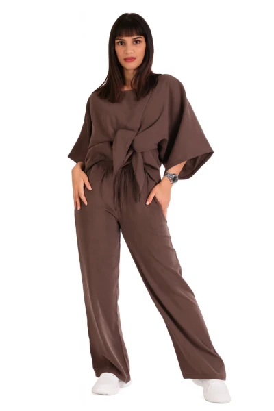 MODAL ÜÇLÜ TAKIM - KAHVERENGİ